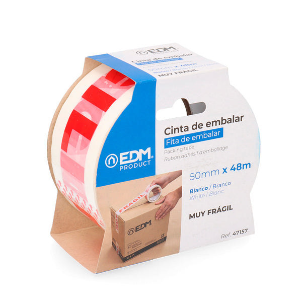 Very Fragile Sealing Tape 48 Microns 50M X 50Mm Edm