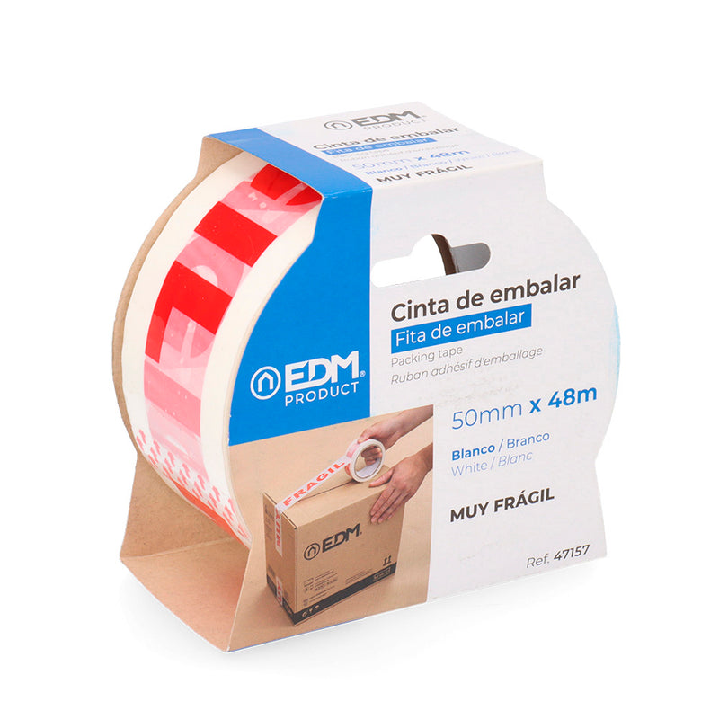 Very Fragile Sealing Tape 48 Microns 50M X 50Mm Edm