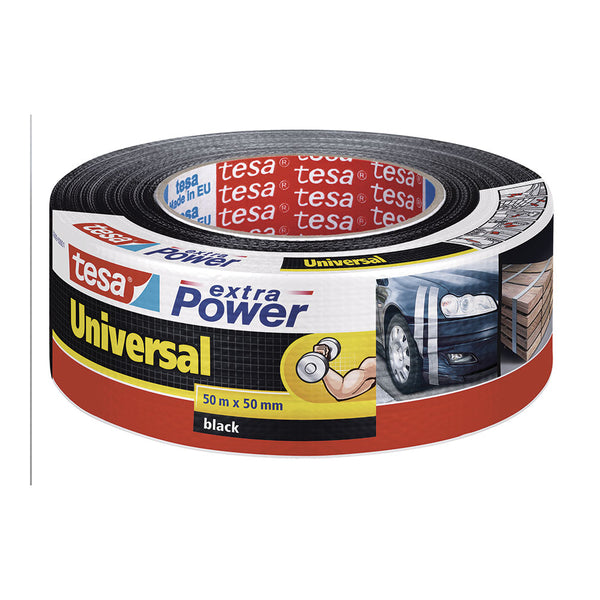 Extra Power Universal, 50M X 50Mm Black 56389 Tesa