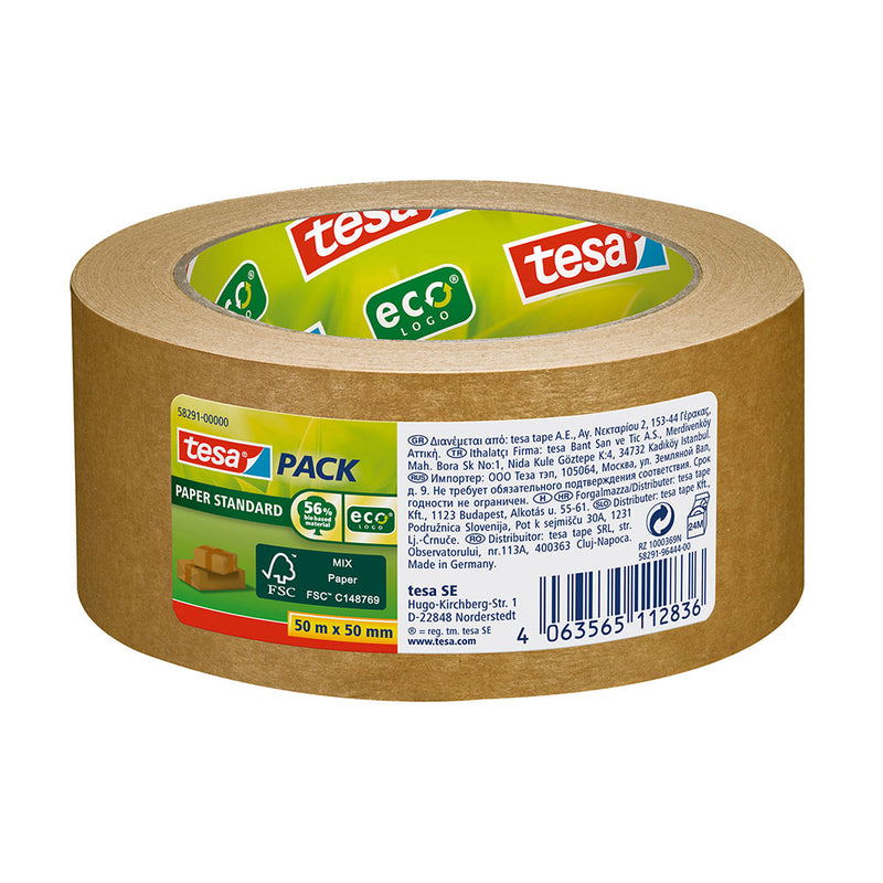 Tesa Ecological Paper Packing Tape 50M x 50Mm