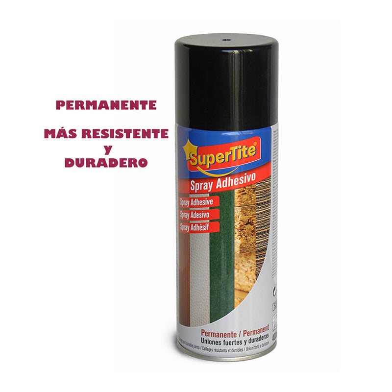 Permanent Contact Adhesive, Spray 400Ml A2505 Supertite