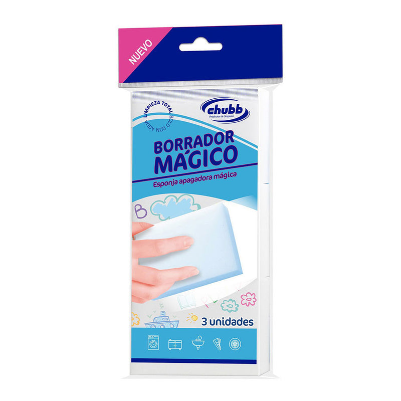 Magic Eraser Bag 3 Units 10X7X3Cm C01153 Chubb