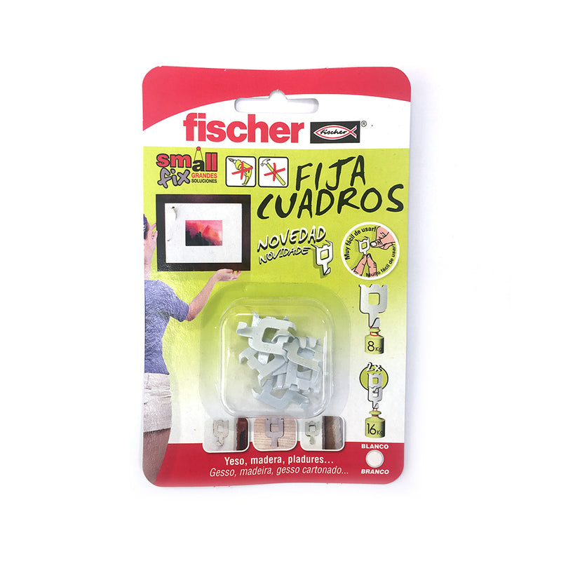 Fijacuadros Blanco (Blister 8 Unid, ) 522206 Fischer