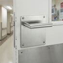 Manilla modelo '503' con placa cuadrada 170mm de acero inoxidable para puertas