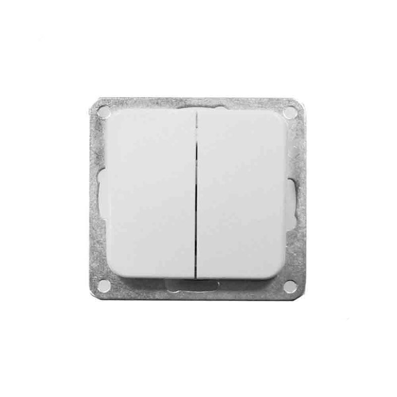 Double Flush Mount Switch "Term Series" Edm (Blister Bag)