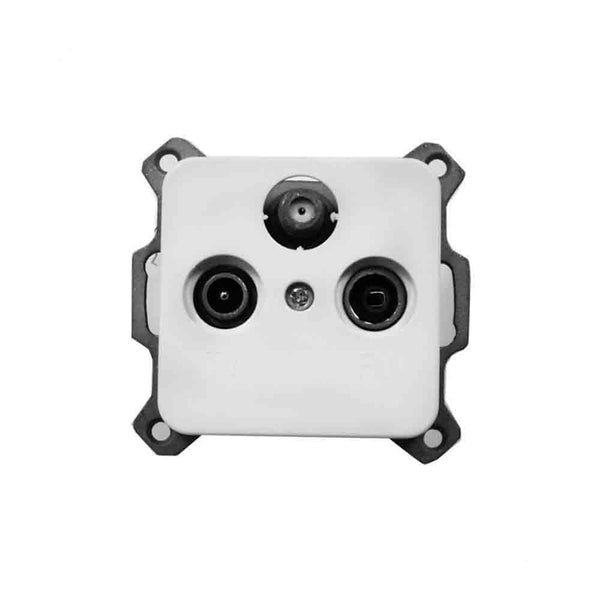 Recessed TV+FM+Sat Socket "Term Series" Edm (Blister Bag)