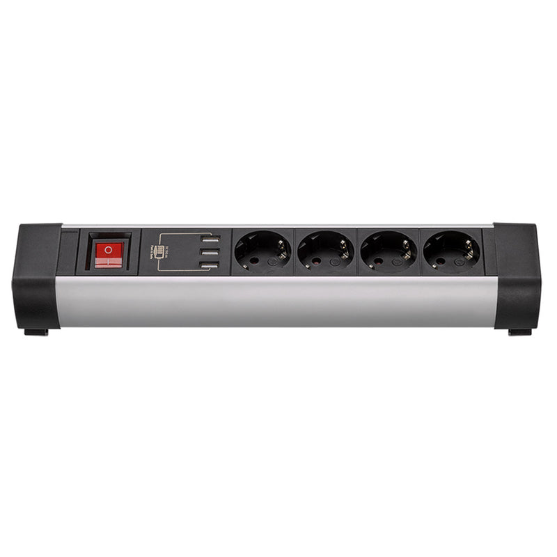 Multiple Base With 4 Sockets + 3 USB Fixing