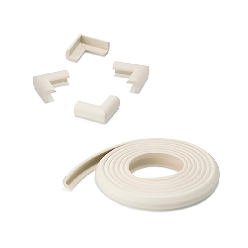 Edge Protector Roll 2M + 4 Corners White 5004-2-001 (Blister) Inofix