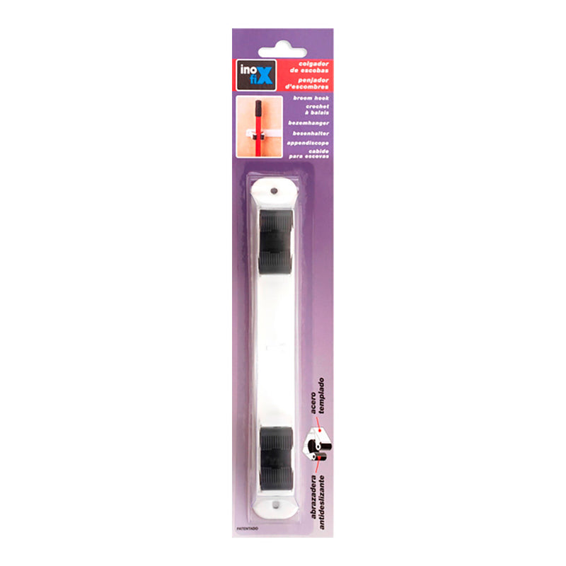 Double Broom Hanger 3033-2-000 (Blister) Inofix