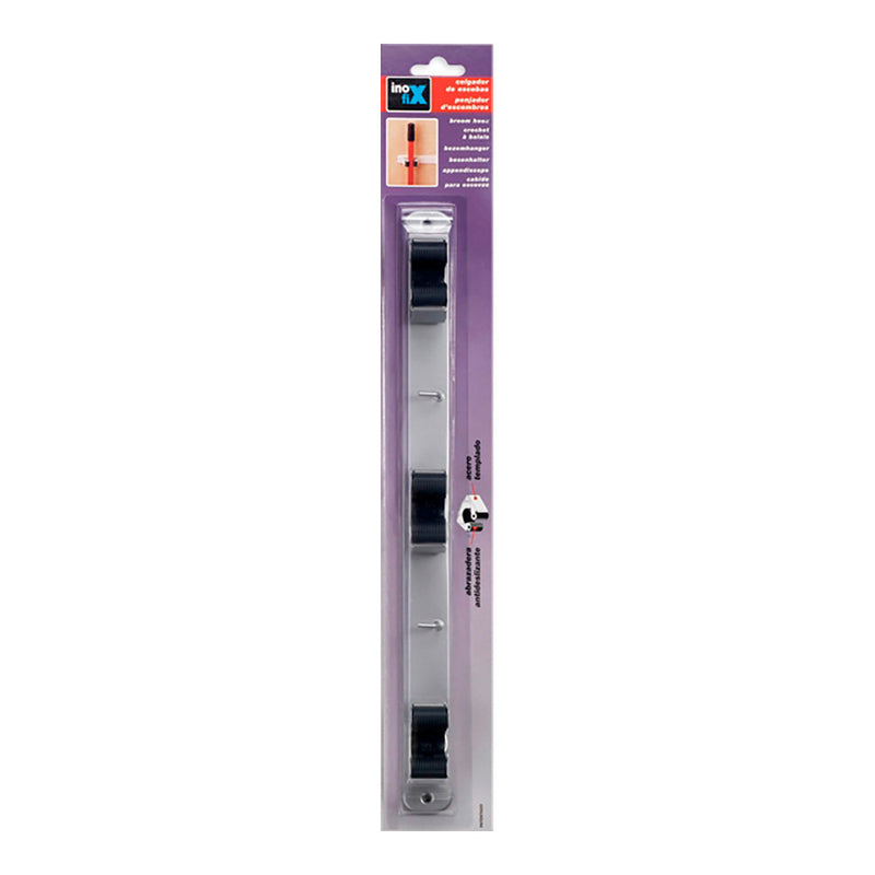 Triple Broom Hanger 3033-2-000 (Blister) Inofix