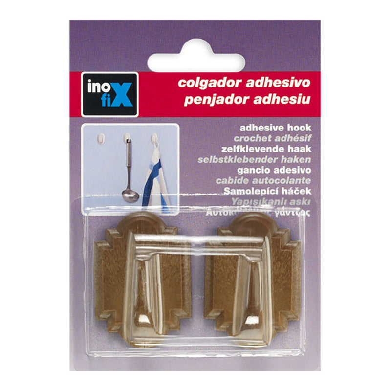 Colgador Adhesivo Madera 2061-8-000 (Blister 2 Unid. ) Inofix