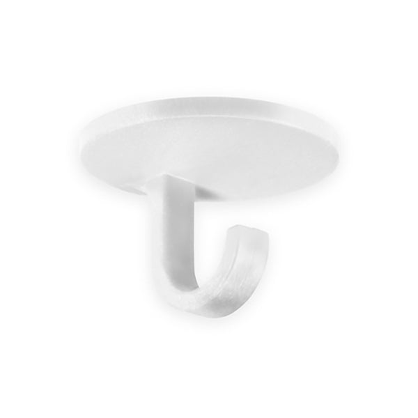 White Adhesive Hook Hanger 2179-2-000 (Blister 4 Units) Inofix