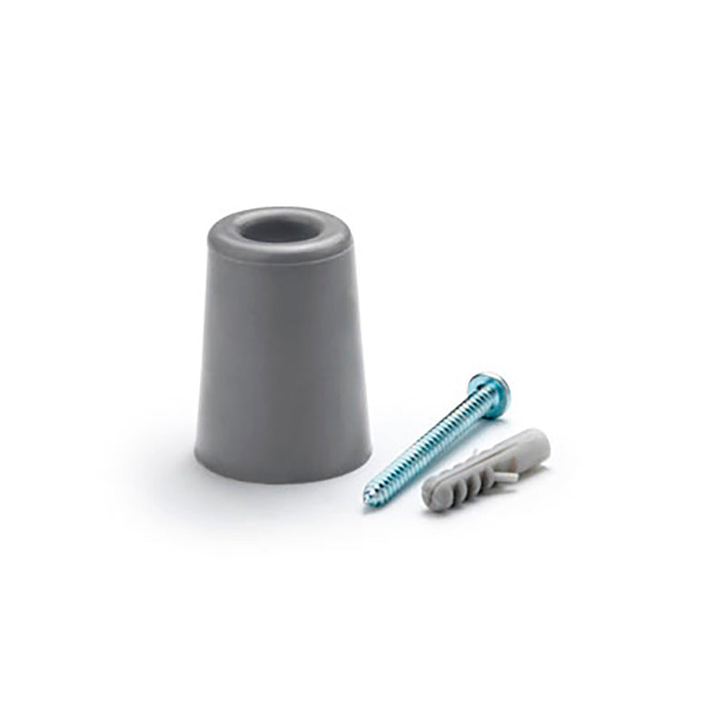 High Door Stop Grey Rubber (Blister) Inofix