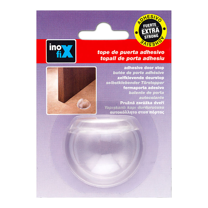 Tope Adhesivo Semiesferico Transparente (Blister) Inofix