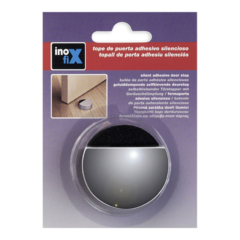 Chromed Silent Adhesive Stopper (Blister) Inofix