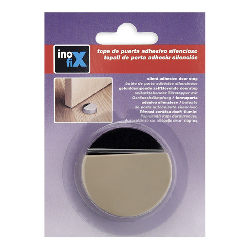 Tope Adhesivo Silencioso Beige (Blister) Inofix