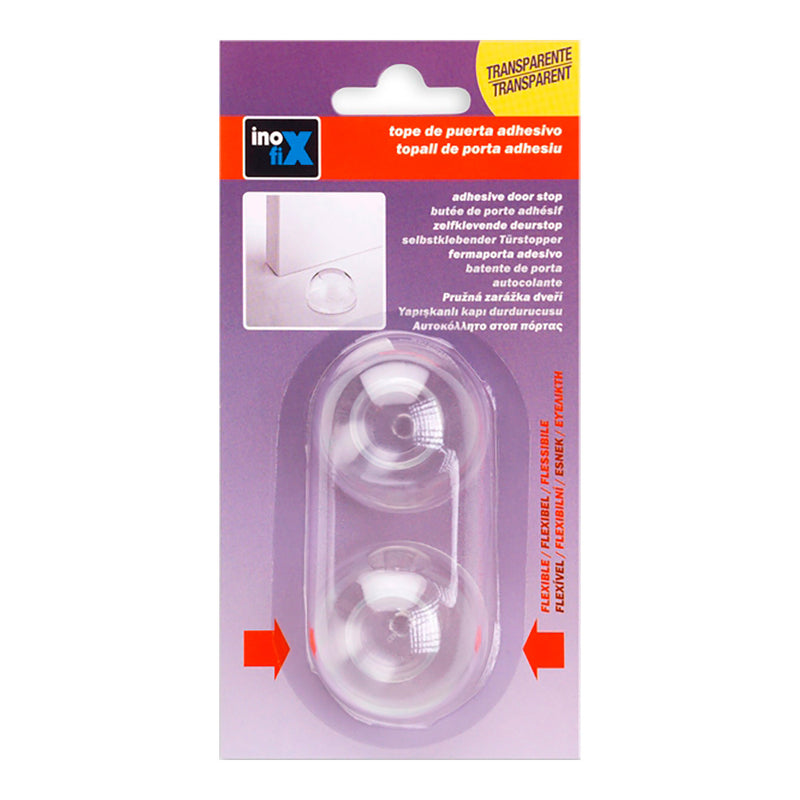 Tope Adhesivo Flexible Transparente (Blister 2 Unid. ) Inofix