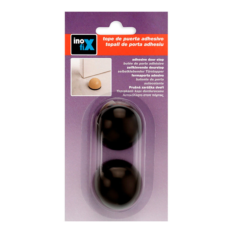 Tope Adhesivo Flexible Marron (Blister 2 Unid. ) Inofix