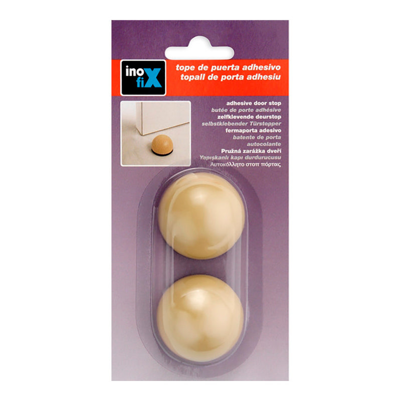 Tope Adhesivo Flexible Beige (Blister 2 Unid. ) Inofix