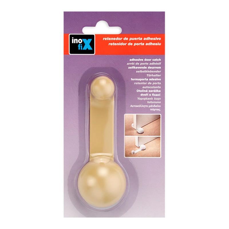 Inofix Beige Adhesive Rotating Retainer Stop (Blister)