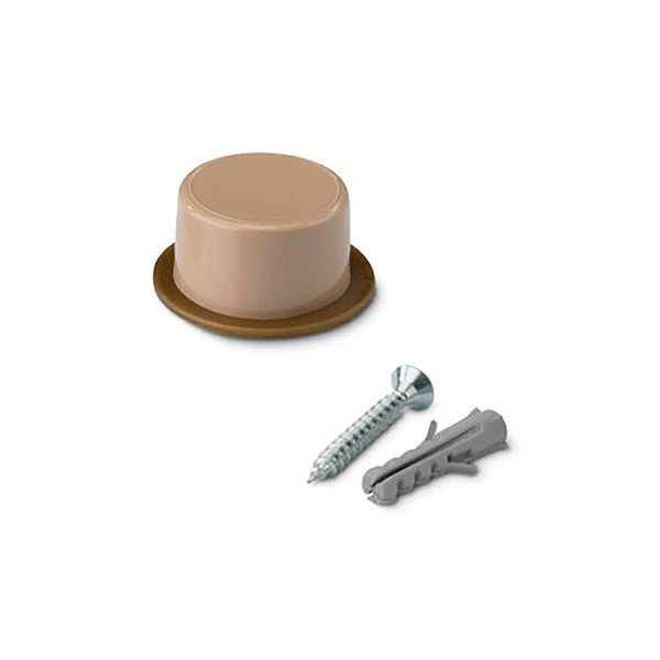 Door stop with screw beige (blister 2 units) Inofix