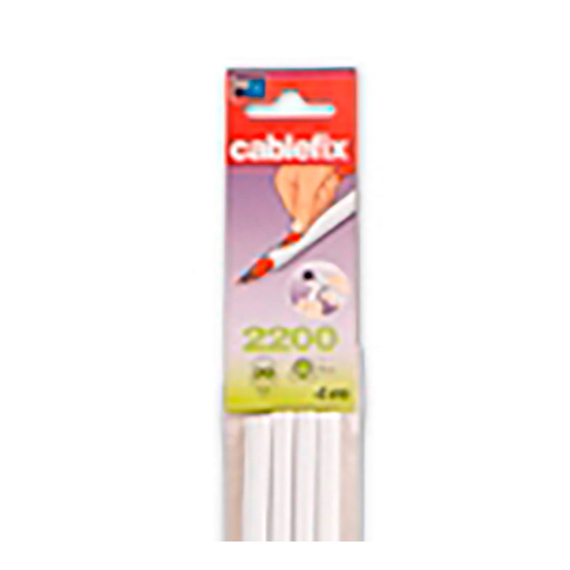 Cablefix Adhesive 5.5x5mm White 4m (Blister) Inofix 2200