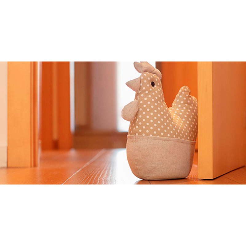 Textile Door Stopper 1Kg Beige Chicken. Inofix