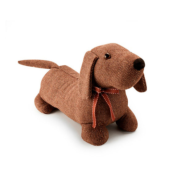 Textile Door Stop 1Kg Brown Dog. Inofix