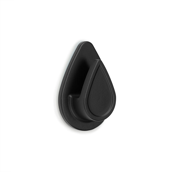 Colgador Resistente Al Agua "Gota" Negro Mate 2193-3 Inofix