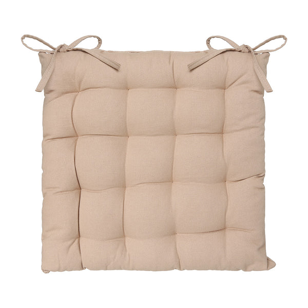 Beige Cookie Style Chair Cushion 38x38cm