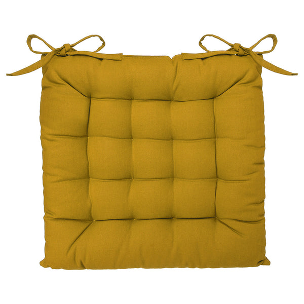 Mustard Color Chair Cushion 38x38cm