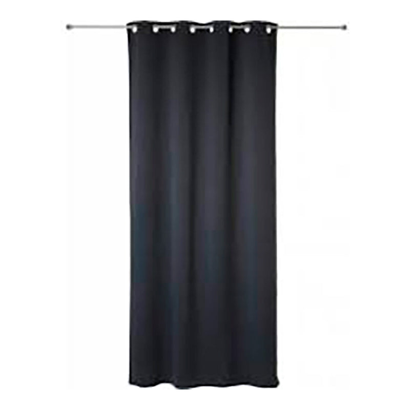 Pack of 2 units, grey blackout curtain 135x240cm