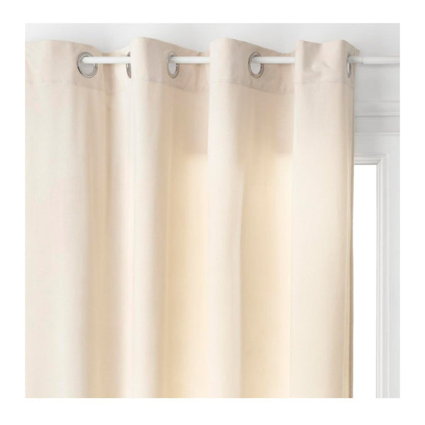 Ivory Eyelet Curtain 140x260cm