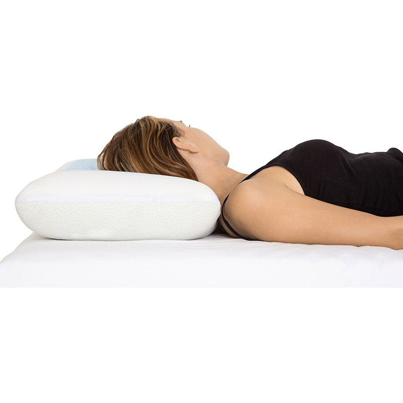 Ergonomic Pillow With Cooling Gel