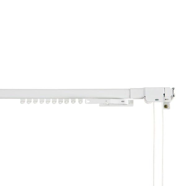 Reinforced Extendable Rail 70-120Cm White Cintacor - Storplanet