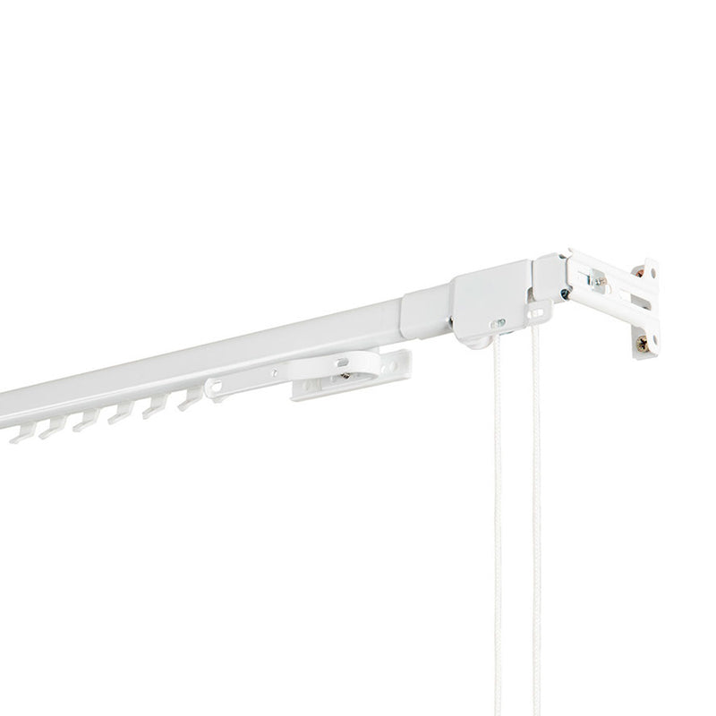 Reinforced Extendable Rail 160-300cm White Cintacor - Storplanet