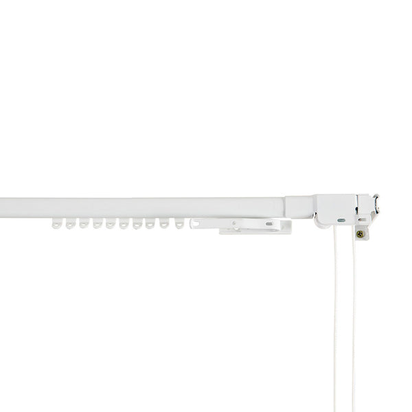 Reinforced Extendable Rail 160-300cm White Cintacor - Storplanet