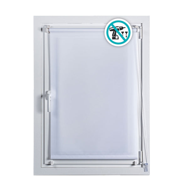 Clip&amp;Fix Roller Blind 75x180cm Snow White Cintacor - Storplanet