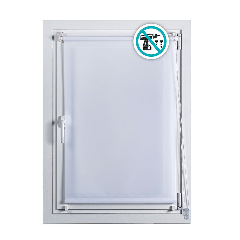 Clip&amp;Fix Roller Blind 75x180cm Snow White Cintacor - Storplanet