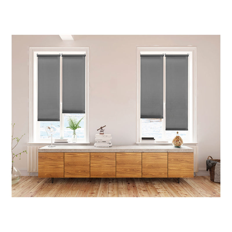 Clip &amp; Fix Roller Blind 75X180Cm Asphalt Gray Cintacor - Storplanet