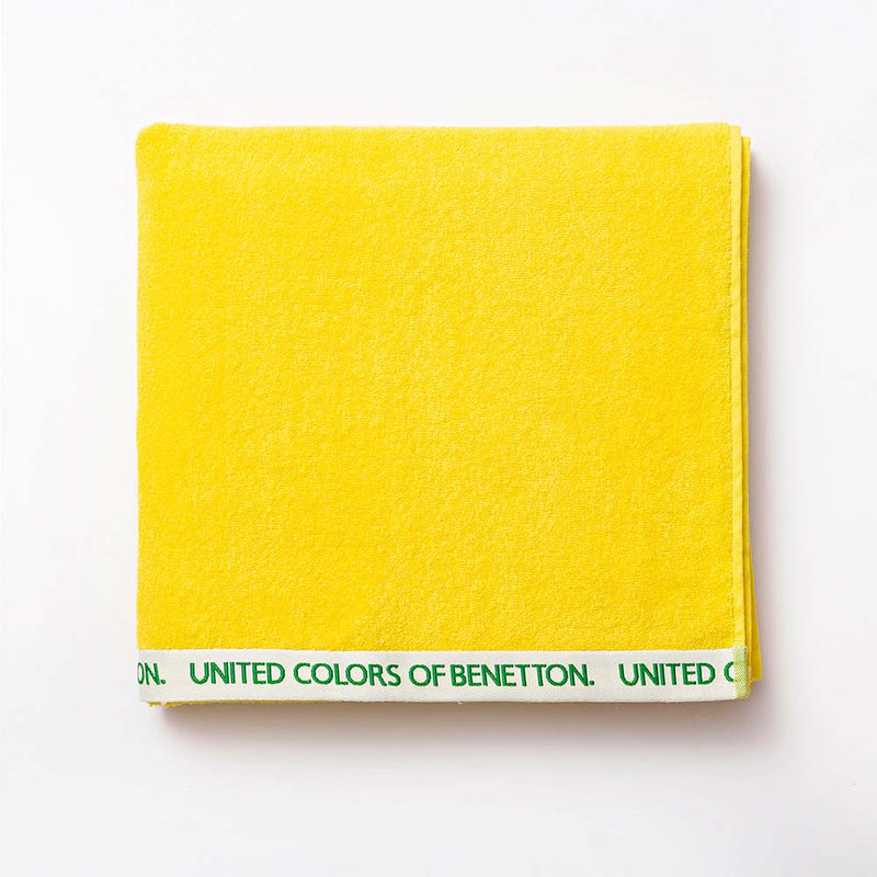 Beach Towel 160x90cm 450g/m² Yellow Benetton