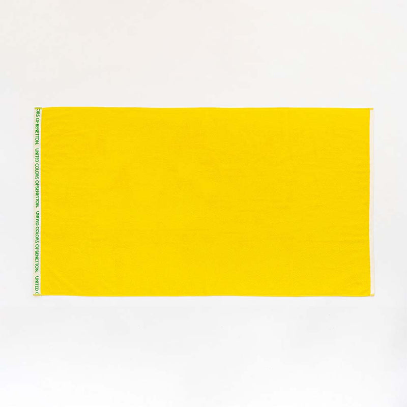 Beach Towel 160x90cm 450g/m² Yellow Benetton