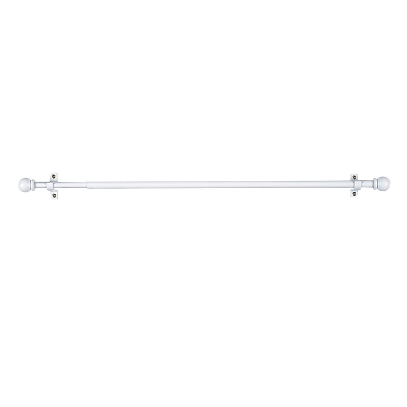 Deco Sphere Curtain Rod White 120-215cm Cintacor - Storplanet