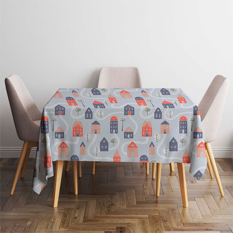 Aspen Stain-Resistant Tablecloth 140X140Cm, Things Home Trade