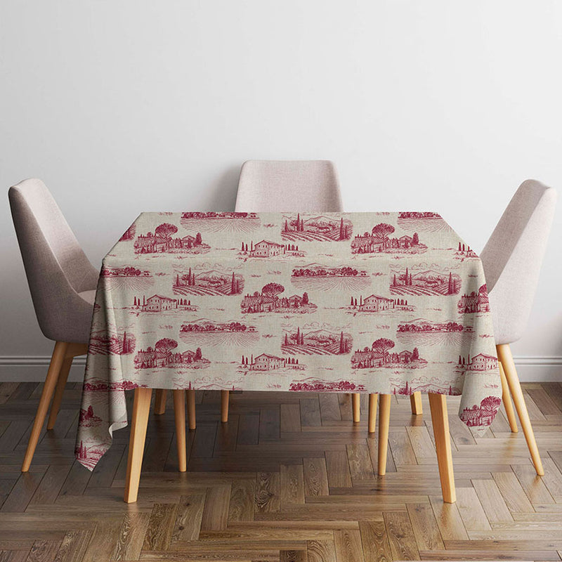 Calanques Stain-Resistant Tablecloth 140X140Cm, Things Home Trade