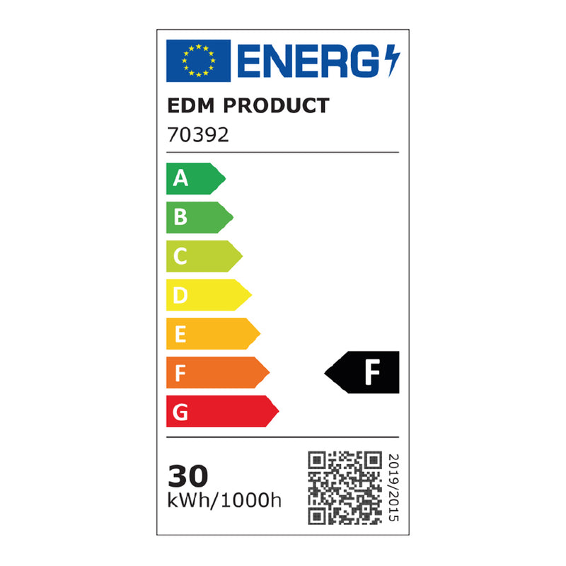 Led Floodlight 30W 2100Lm 6400K Cold Light With Presence Sensor 20X4.5X15.8Cm Edm