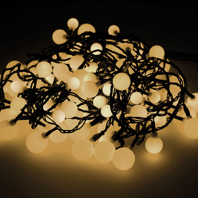 "Cherry" Led Garland Lights In Three Sizes 14M 120 Leds Warm Light Outdoor