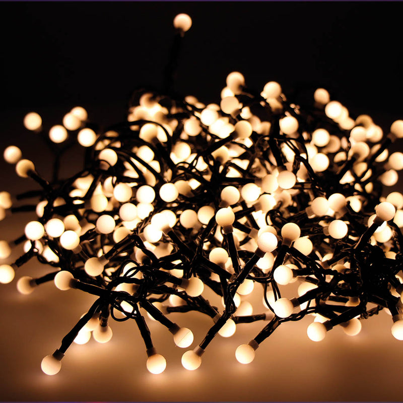 "Cherry Compact" Outdoor Flashing Garland 16M 500 LEDs Warm Light