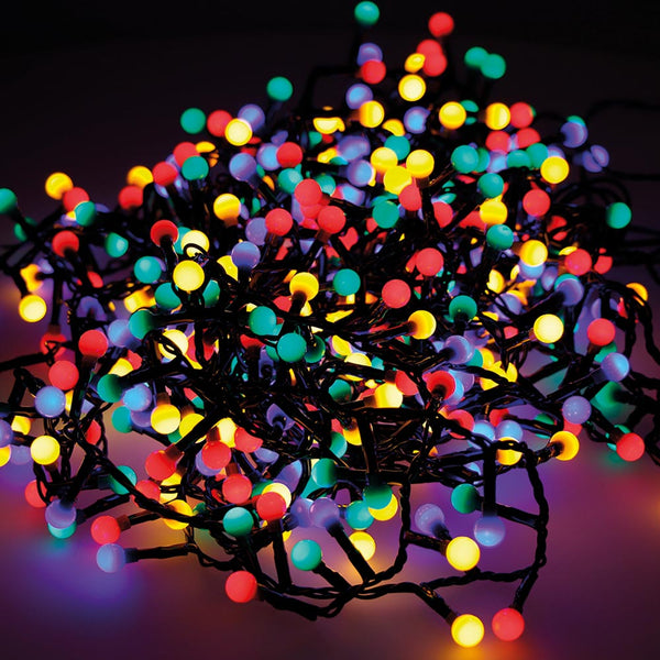 "Cherry Compact" Outdoor Flashing Garland 16M 500 Multicolor LEDs