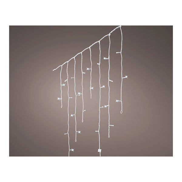 Cortina Led Icicle Lights Parpadeante 5,8M 240 Leds Luz Fria